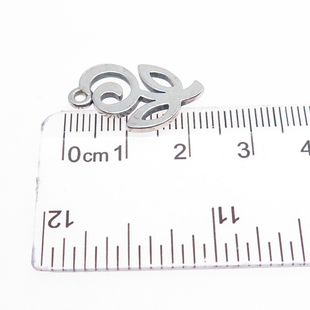 JAMES AVERY 925 Sterling Silver Vintage Rose Flower Charm Pendant - Picture 4 of 7